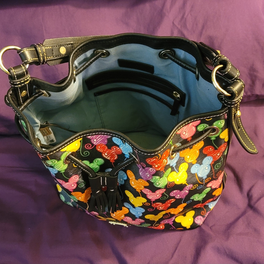 Dooney & Bourke Multicolor Mickey Mouse Bucket Bag - Picture 4 of 4